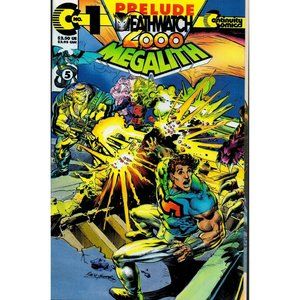 1993 Continuity Comics Deathwatch 2000 #5 Prelude MEGALITH Fold out cover (s2)